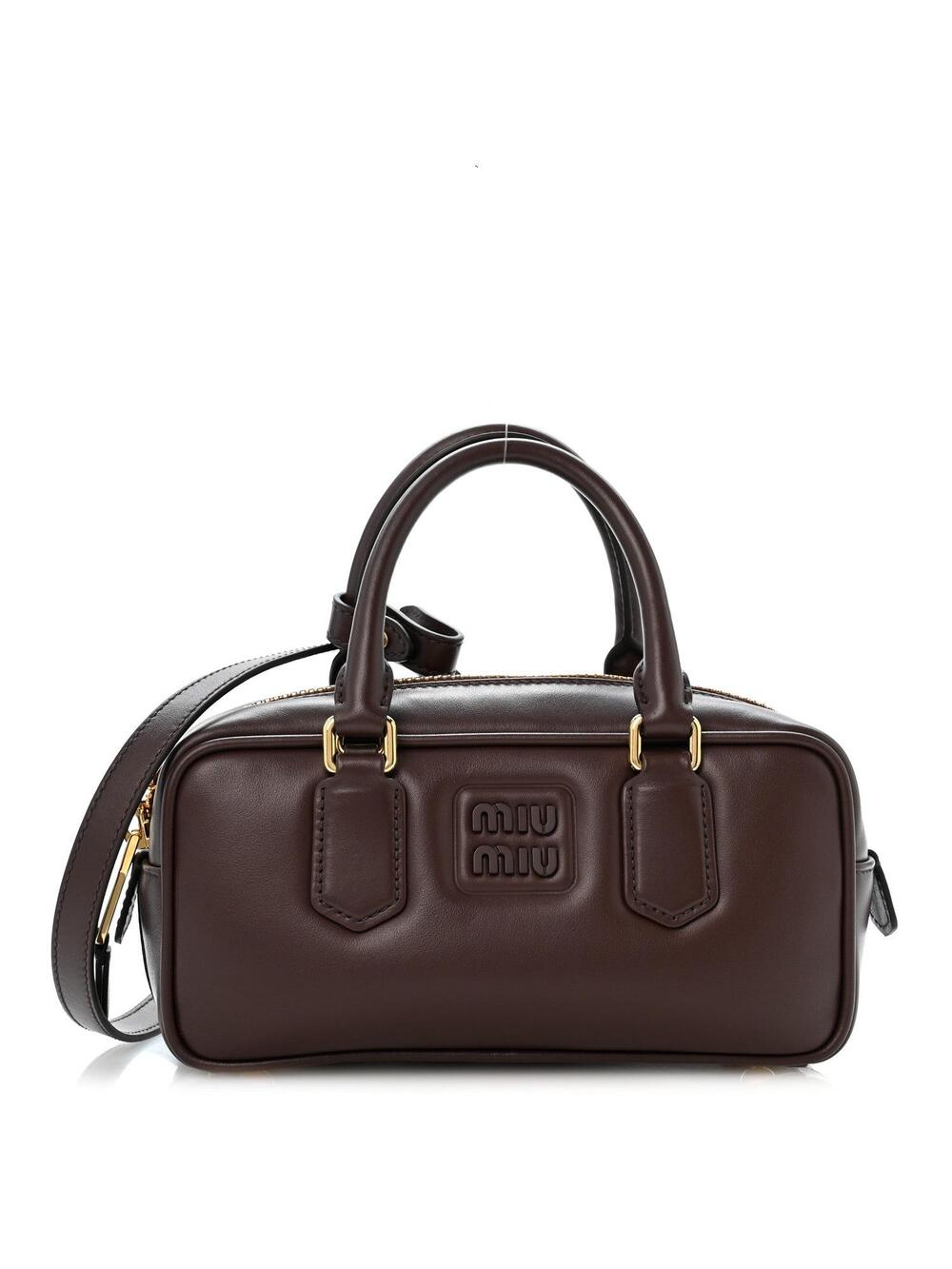 Miu Calfskin Mini Arcadie Top #370715M23B